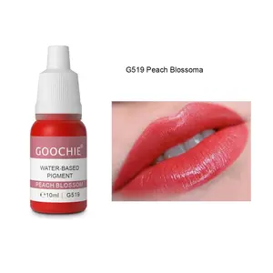 Pmu Pigment Goochie 2022 New Pure Liquid Permanent Makeup Pigment For Both Pmu Machine And Microbalding Lip Blush Hair Stroke For Eyebrows