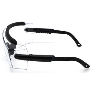 WELTA ANSI Z87.1 Certifié Lunettes de sécurité enveloppantes Temple réglable avec lentille transparente en polycarbonate pour la protection des yeux - Product Image 3