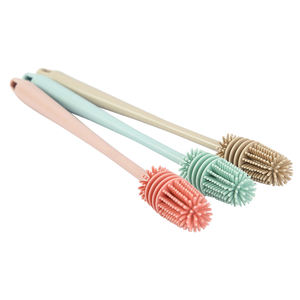 Brosses de nettoyage pour bouteilles en plastique pour le nettoyage du verre, aides au nettoyage du foyer, tête souple, lavage, nettoyage, fabriqué en Chine - Product Image 2