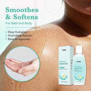 <span class=keywords><strong>Huile</strong></span> de Bain Émolliente 100ml pour une Hydratation Profonde de la Peau, Adoucit et Lisse la Peau, Peut Être Utilisée comme Hydratant Sans Rinçage, Détente et Rajeunissement, OEM - Product Image 2