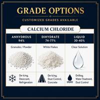 Système de réfrigération à la saumure, chlorure de calcium anhydre (CaCl2), offre compétitive, approvisionnement stable
