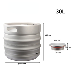 <span class=keywords><strong>Fût</strong></span> à <span class=keywords><strong>bière</strong></span> grande capacité 30L en acier inoxydable 304, norme européenne, EURO KEG - Product Image 6