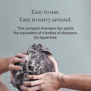 Savon shampooing <span class=keywords><strong>solide</strong></span> inversé gris <span class=keywords><strong>cheveux</strong></span> normaux à gras sans sulfate de pH équilibré naturel végétalien - Product Image 3