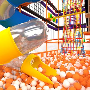 Parc d'aventure intérieur Aoleao Little Warrior, solution d'escalade et de glisse multi-niveaux personnalisable pour les lieux certifiés - Product Image 2