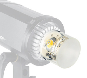 GODOX หลอดไฟแฟลชกลางแจ้ง600W, หลอดไฟเปลือยสำหรับ <span class=keywords><strong>AD600Pro</strong></span> อะไหล่เปลี่ยนหลอด - Product Image 3