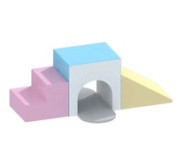 Tunnal de grimpeur doux d'intérieur commercial personnaliser location de jeu doux pour tout-petits ensemble de jeu doux équipement de jeu tunnel en mousse