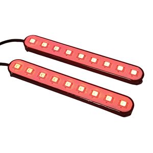 แถบไฟ LED 12V สำหรับรถจักรยานยนต์และยานยนต์ไฟฟ้าพร้อมไฟวิ่งกลางวันและไฟเบรก - Product Image 4