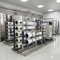 Système de purification d'eau RO en acier inoxydable, garantie 1 an, filtre à osmose inverse 20T/H pour fabricant Singapour