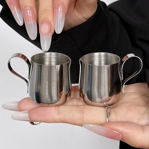 12.5/30ml Mini Coffee Milk Frothing Jug Latte Art Milk Frother Pitcher Stainless Steel <strong>Measurement</strong> Jug Pot Coffee Accessories - Product Image 6