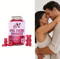 Gummies de Maca à Marque Blanche, Complément Naturel pour l'Énergie et la Vitalité des Adultes, 60 Unités