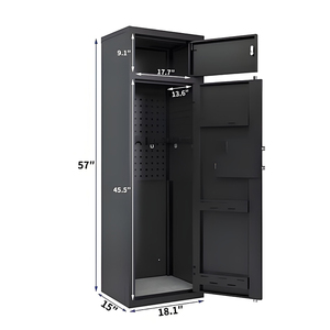 Grand coffre-fort ignifuge pour armes à feu avec plusieurs méthodes de déverrouillage, <span class=keywords><strong>armoire</strong></span> de rangement pour armes à feu personnalisée OEM/ODM directement de l'usine chinoise pour les acheteurs B2B - Product Image 4