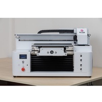Mesin Printer UV Flatbed Ukuran A2 50*60cm untuk Semua Bahan Kayu Kaca Logam Plastik Penjualan Langsung Pabrik Cina