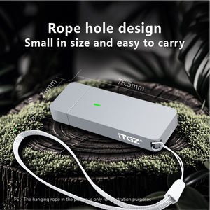 Unidad de Estado Sólido NVMe M.2 2230 <span class=keywords><strong>Externa</strong></span> ITGZ con <span class=keywords><strong>Carcasa</strong></span> de Aluminio, Interfaz Tipo-C, Diseño Magnético, Plug-and-Play - Product Image 4