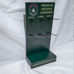 Espositore in <span class=keywords><strong>Legno</strong></span> con Stampa UV del LOGO, Supporto a Più Livelli con Ganci Rimovibili per Vendita al Dettaglio, Borse, Calze, Gioielli, Carte - Product Image 3