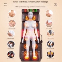 Coussin de Massage du corps entier de physiothérapie infrarouge pétrissant la caractéristique de Vibration de chauffage pour la propriété de physiothérapie de matelas de corps