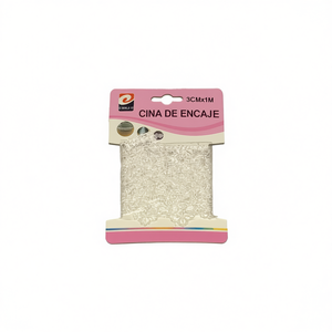 Encaje Hecho a Mano de 3cm con Tiras CINA DE ENCAJE 3CMX1M Materiales para Manualidades - Product Image 3