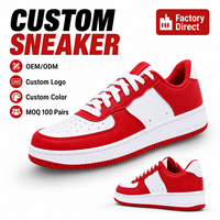 Zapatillas deportivas de malla con cordones y logotipo personalizado, zapatos casuales blancos, marca privada, zapatillas de moda para tenis, caminar y streetwear.