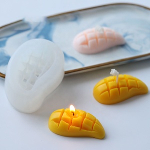 Xà Phòng Hình Thức Nến Khuôn 3D Xoài Trái Cây Silicone Nến Khuôn DIY Fondant Mousse Bánh Làm Khuôn <span class=keywords><strong>Handmade</strong></span> Xà Phòng Đất Sét Thủ Công - Product Image 2