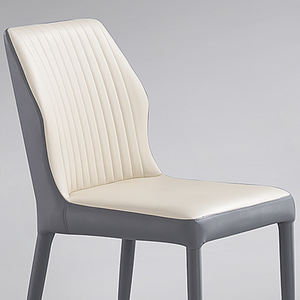 Chaise de café de cuisine de style français ensemble de meubles chaise de salle à manger rembourrée d'excellente qualité pour le bureau à domicile - Product Image 2