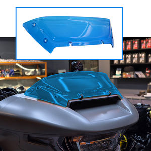 Accesorios para Motocicletas CW-HD-WIN021-BL Parabrisas de Policarbonato con Recubrimiento Duro de 4.5 Pulgadas - Product Image 5