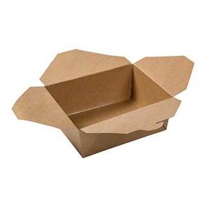 Boîte à repas jetable en papier kraft brun de qualité supérieure, fabriquée au Vietnam, pour l'emballage alimentaire à emporter pour les restaurants - Product Image 5