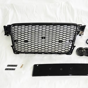 Parrilla Delantera Estilo RS4 OEM de ABS para Audi A4L B8 2008-2012 |   Negro Brillante |   Marca PNB |   Garantía de 3 meses |   Stock de EE. UU. - Product Image 3
