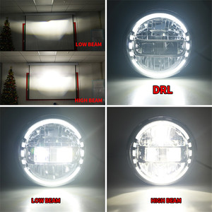 Faro LED de <span class=keywords><strong>7</strong></span> Pulgadas con Luz Alta y Baja, Modelo <span class=keywords><strong>King</strong></span> <span class=keywords><strong>Kong</strong></span>, Reemplazo de Faro Redondo LED de <span class=keywords><strong>7</strong></span> Pulgadas para Jeep - Product Image 2