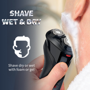 Electric Household Washable <strong>Shaver</strong> Ipx6 3d Floating Rotary Rechargeable Electric Hair Razor