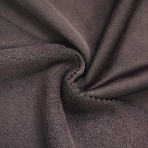 <span class=keywords><strong>Tissu</strong></span> polaire brossé d'un côté en polyester et élasthanne, poids moyen 235 g/m², respirant, uni, vente en gros d'usine pour manteaux, sweats à capuche et vêtements pour filles - Product Image 1