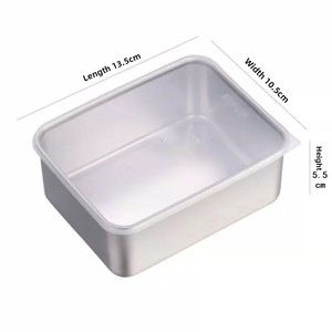 Stainless Steel Food <b>Storage</b> <b>Containers</b> Set With Lids - Leakproof, <b>Stackable</b> & Reusable for Camping, Picnics, School - Product Image 6