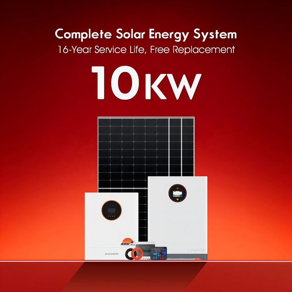 Hybrid Solar System 10KW 20KW Solar Panel With Battery and Inverter ...