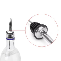 Bouchon en acier inoxydable pour bouteille de vin, huile d'olive, verseur, bec verseur, bouchon verseur pour bouteille, accessoires de bar