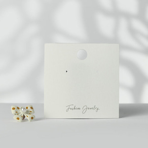 Chất Lượng Cao Dày Hơn Đồ Trang Sức Bao Bì & Hiển Thị Thẻ Đa Phong Cách Cổ Đồ Trang Sức Bông Tai Vòng Cổ Thẻ Với Biểu Tượng Tùy Chỉnh - Product Image 3