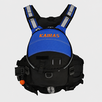Chaleco Salvavidas de Rescate en Aguas Bravas 100N con Puerto de Hidratación de Liberación Rápida, Chaleco de Seguridad para Kayak y Rafting para Adultos, Oxford 600D