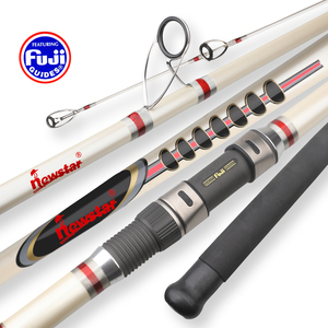 Canne à pêche BMW Surf Rod 100-300g en fibre de carbone, super fine et robuste, pour la pêche en <span class=keywords><strong>surfcasting</strong></span> en eau salée, pour la pêche au rayon, au cabillaud et au conger. - Product Image 1