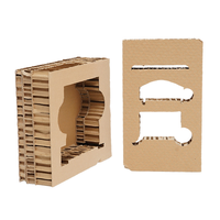 Plateau en papier nid d'abeille écologique personnalisé, insert en carton recyclable pour l'emballage des bouteilles