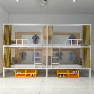 Metal Panel Double Capsule Bed for Hotels Dormitories Youth Hostels Apartments-Bedroom Furniture Direct from Factory - Product Image 3