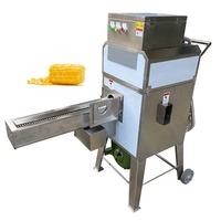 Décortiqueur de maïs sucré automatique électrique 500 KG/H batteuse d'épluchage de maïs frais pour un usage domestique