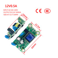 Convertisseur ca à cc 12V 0.5A 1A 1.5A 2A 2.5A 3A 5A carte PCB module d'alimentation à découpage certifié 4