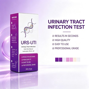 Bandelettes de <span class=keywords><strong>test</strong></span> <span class=keywords><strong>urinaire</strong></span> rapides pour l'identification des infections urinaires (UTI) : lecture facile, <span class=keywords><strong>test</strong></span> de leucocytes, nitrites et <span class=keywords><strong>pH</strong></span>, 100 bandelettes - Product Image 6