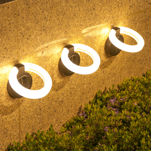 Al Aire Libre IP65 impermeable <span class=keywords><strong>farol</strong></span> de calle focos iluminación blanco cálido césped Solar LED hueco <span class=keywords><strong>cuadrado</strong></span> lámpara de luz de jardín - Product Image 4