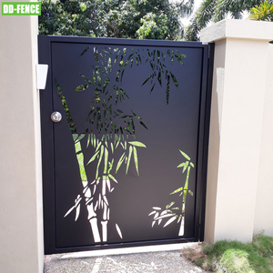 <span class=keywords><strong>Puerta</strong></span> de metal de aluminio de alta calidad con diseño moderno y barato personalizado, <span class=keywords><strong>puerta</strong></span> artística decorativa para exteriores - Product Image 5
