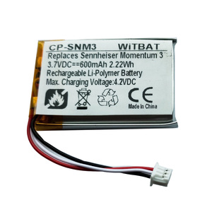Batería de 3.7V para Estuche de Carga Inalámbrico <span class=keywords><strong>Sennheiser</strong></span> Momentum <span class=keywords><strong>True</strong></span> <span class=keywords><strong>Wireless</strong></span> - Product Image 5