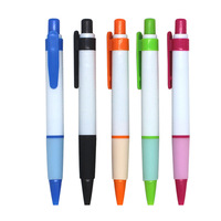 Stylo bille en métal avec grip en caoutchouc souple multicolore, logo gravé au laser personnalisé, stylo publicitaire promotionnel pour hôtel et entreprise