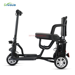 Scooter Eléctrico Plegable Portátil Ultraligero de Viaje, Scooter de Movilidad Ligero de 4 Ruedas - Product Image 5