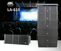Système de sonorisation professionnel Line Array complet avec caisson de basses, table de mixage et amplificateur pour concerts, églises et événements en plein air