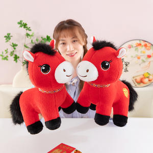 ตุ๊กตามาสคอต<span class=keywords><strong>ม้า</strong></span>ปี2026-ของเล่นตุ๊กตารูป<span class=keywords><strong>ม้า</strong></span>จักรราศีมีโลโก้กำหนดเองของขวัญสำหรับงานขายส่ง - Product Image 4