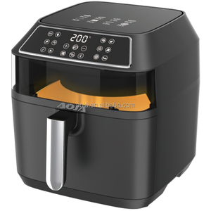 <span class=keywords><strong>Friteuse</strong></span> à air électrique en acier inoxydable 8L <span class=keywords><strong>XXL</strong></span>, grande <span class=keywords><strong>friteuse</strong></span> <span class=keywords><strong>sans</strong></span> <span class=keywords><strong>huile</strong></span>, cuisson saine, appareils électroménagers pour la cuisine à domicile - Product Image 2