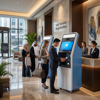 Kiosco de Registro para Huéspedes de Hotel, Escaneo de Documentos con OCR, Terminal de Registro de Autoservicio, Solución de Registro de Visitantes