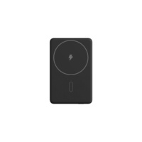 Batterie externe sans fil magnétique en métal Li-Polymère 0,88 cm 5000 mAh, entrée Type-C, chargeur portable ultra-plat 20W PD à charge rapide avec écran LCD